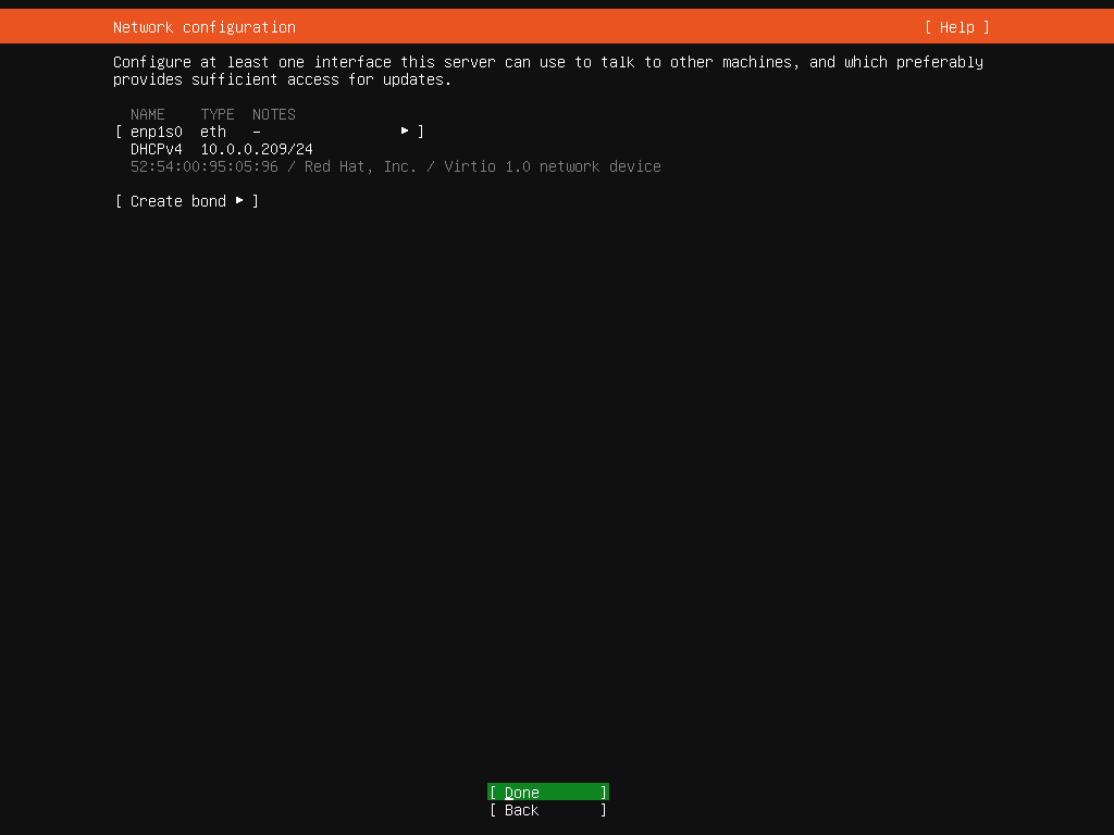Ubuntu installation - Netværkskonfiguration